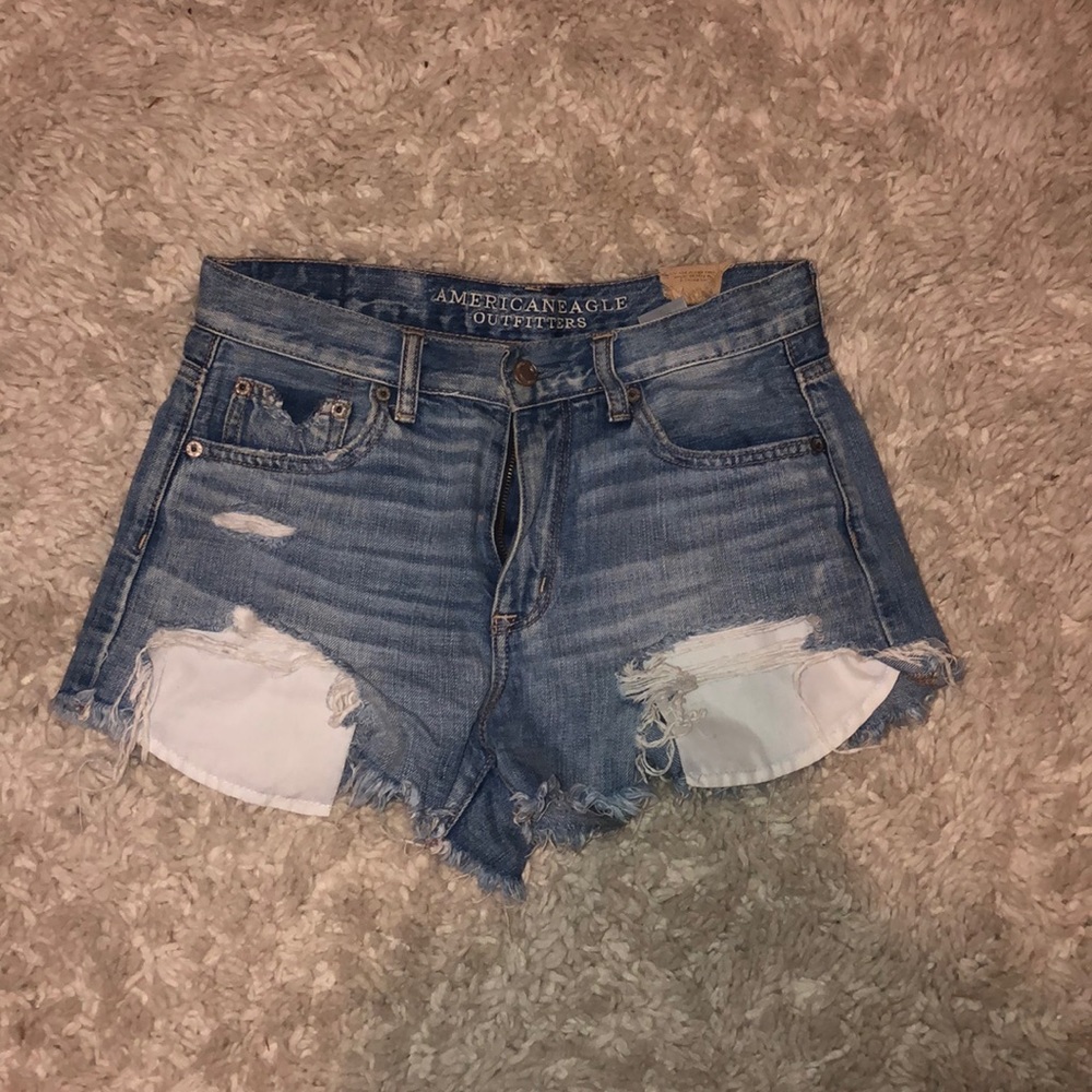 Denim shorts